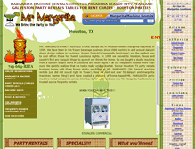 Tablet Screenshot of mrmargarita.com
